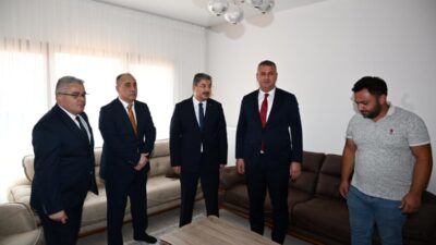 Vali Dr. Erdinç Yılmaz, Düziçinde yapımı devam eden kalıcı deprem