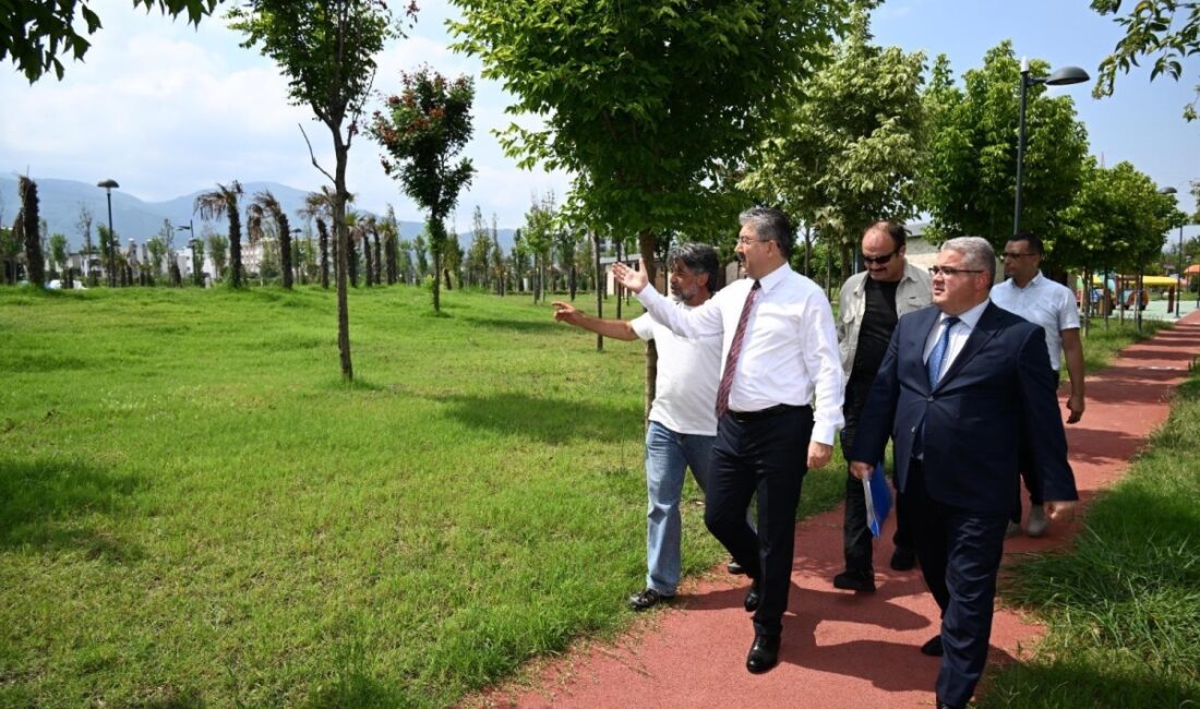 Osmaniye Valisi Dr. Erdinç Yılmaz, yapımı devam eden Osmaniye Millet