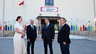 Osmaniye Valisi  Dr. Erdinç Yılmaz, yapımı tamamlanan Devlet Bahçeli Fen