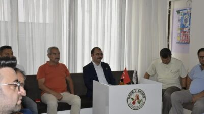 Kadirli ilçe Kaymakamı Erdinç Dolu, Kadirli Andırın Gelişim Platformu Derneğini
