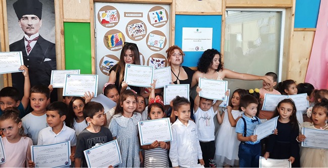 ÇABAÇAM Kahramanmaraş Umutkent Eğitim Destek Birimi, yıl boyunca sürdürdüğü okul