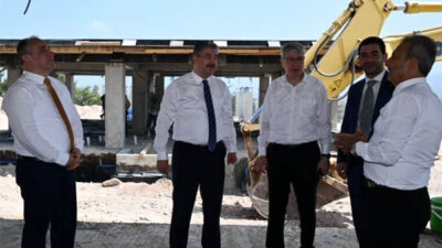 Osmaniye Valisi Dr. Erdinç Yılmaz, Düziçi İlçemizin Ellek Beldesinde yapımı