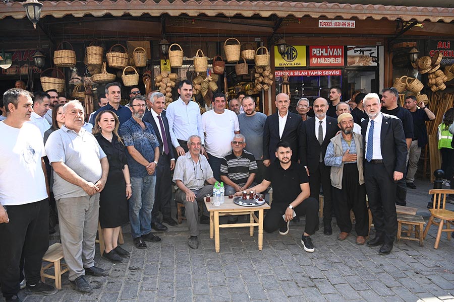 Çevre, Şehircilik ve İklim Değişikliği Bakanı Murat Kurum ile Derepazarı,