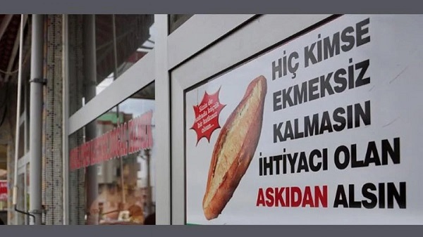 Kahramanmaraş’ta askıda ekmek kampanyası devam ediyor. İhtiyaç sahipleri sizleri hiç