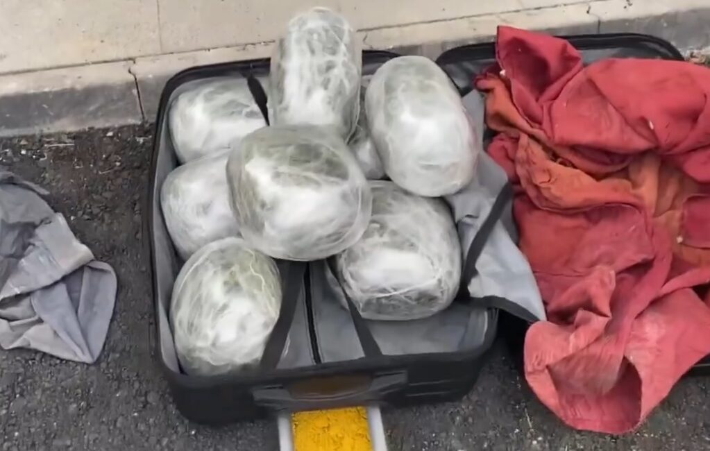 Kayseri’de polis ekipleri, kente bavulla skunk getirmek isteyen ve uyuşturucu