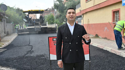 Kadirli Belediyesi fen işleri müdürlüğü ekiplerince çelik asfalt çalışmalarına ara