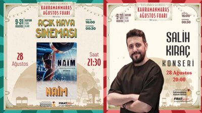 Uluslararası Geleneksel Ağustos Fuarı’nda 28 Ağustos Çarşamba günü sanat ve