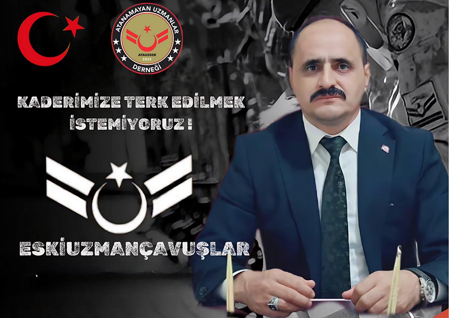 Atanamayan Uzmanlar Derneği Genel Başkanı Mustafa Gündeşli ve Kadın Kolları