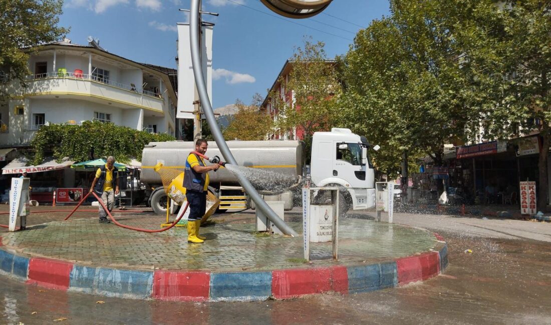 Büyükşehir Belediyesi, bölgenin önemli turizm merkezlerinden Ilıca’da Başkan Fırat Görgel’in