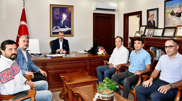 Türkiye Kamu Çalışanları Kalkınma ve Dayanışma Vakfın’dan Kadirli Kaymakamı Erdinç