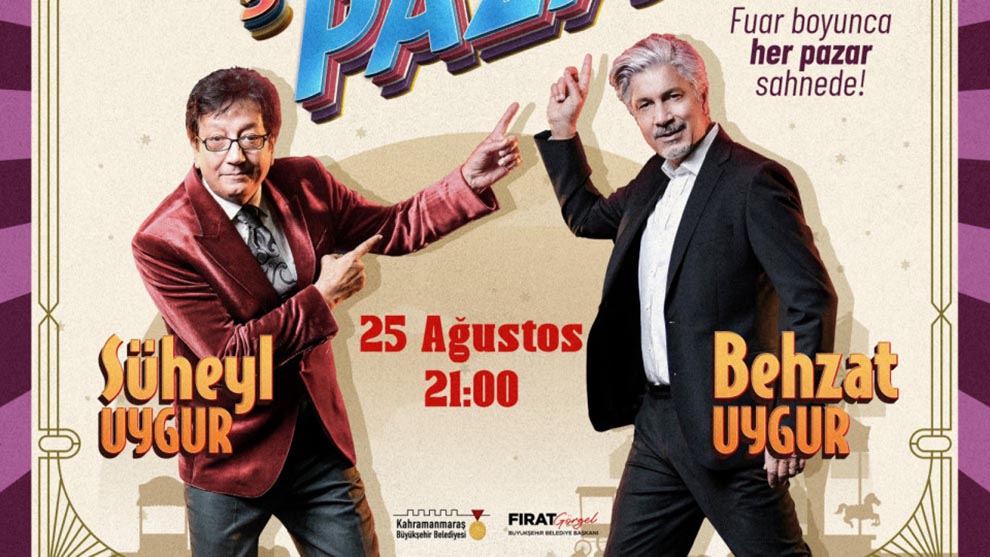 Büyükşehir Belediyesinin Geleneksel Ağustos Fuar’ında 25 Ağustos Pazar günü Süheyl