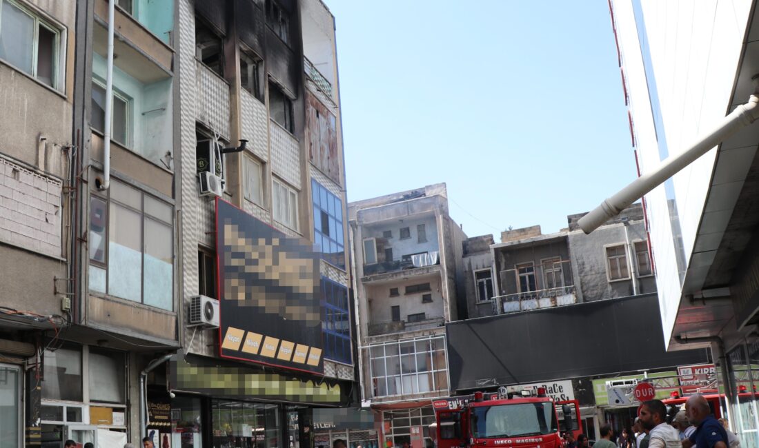 Kayseri’de bir iş yerinin mom döküm atölyesinde meydana gelen yangın,