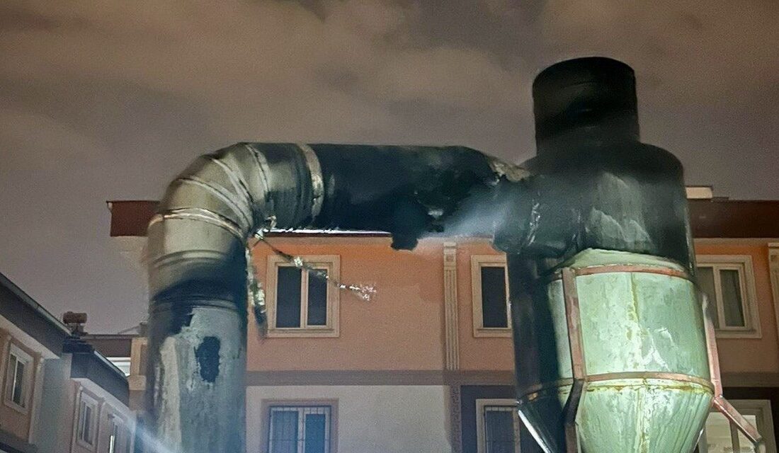 Kahramanmaraş’ta ekmek fırınında çıkan yangın paniğe neden oldu. 