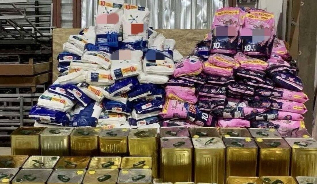 Kahramanmaraş İl Jandarma Komutanlığı ekipleri, Elbistan’da  sahte deterjan ve