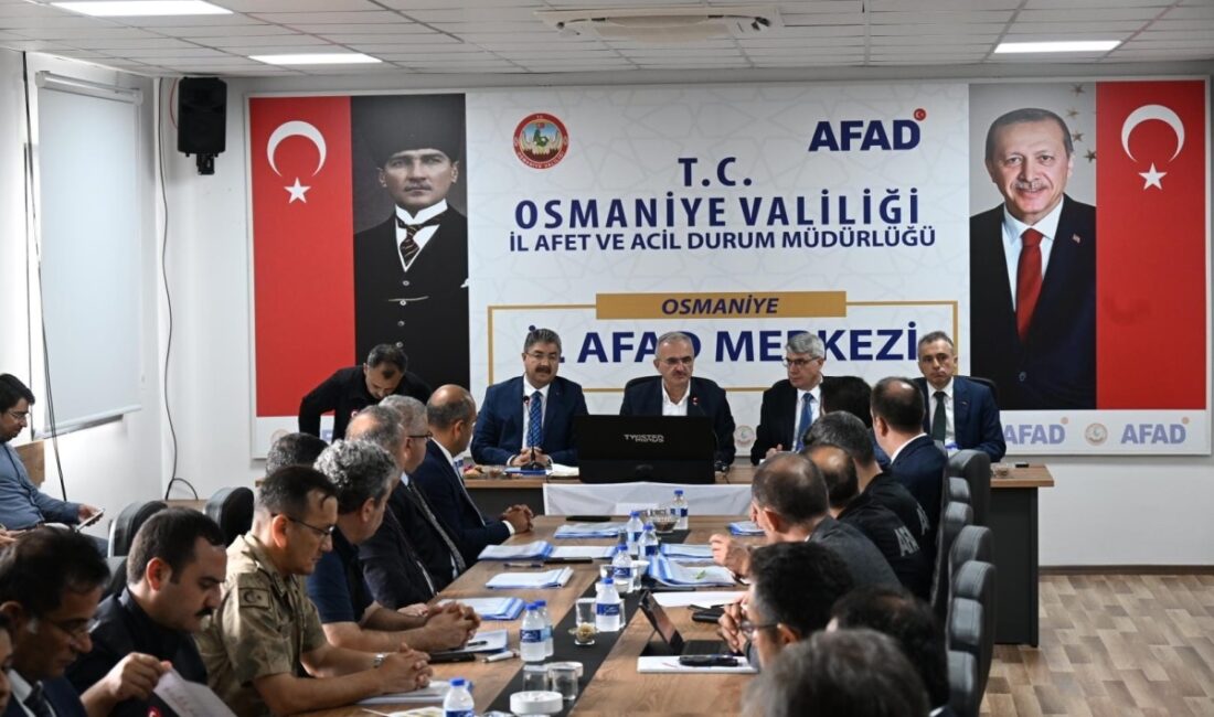 İçişleri Bakan Yardımcısı Münir Karaloğlu Başkanlığında, Osaniye Valisi Dr. Erdinç