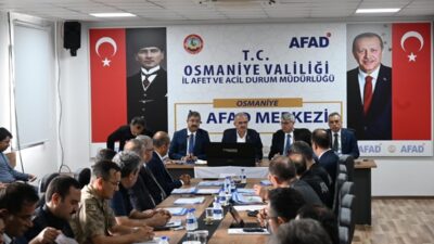 İçişleri Bakan Yardımcısı Münir Karaloğlu Başkanlığında, Osaniye Valisi Dr. Erdinç