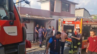 Kadirli’de bir evde çıkan yangın itfaiyenin müdahalesi ile söndürüldü Yangın