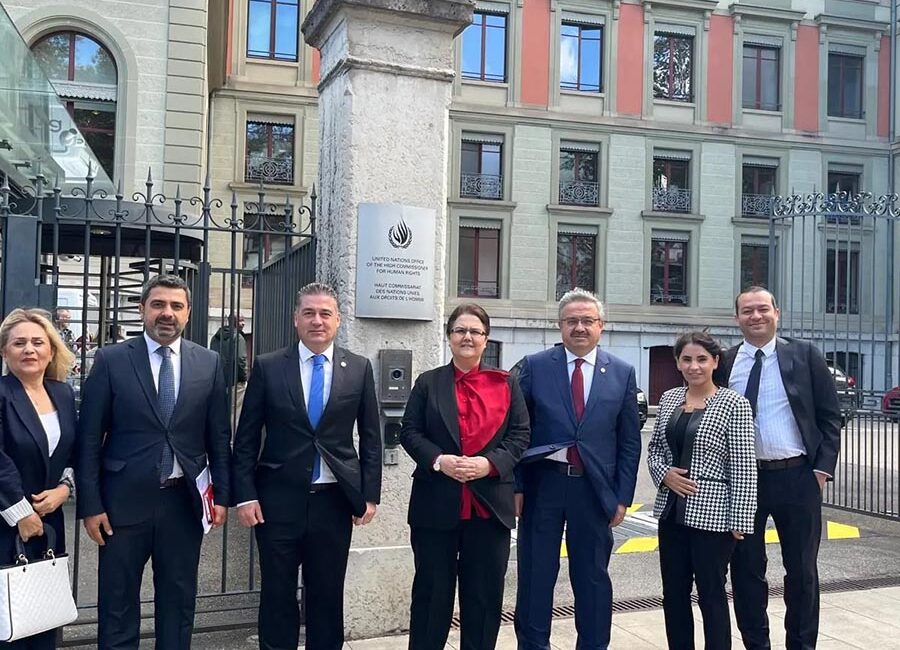 Derya Yanık, Cenevre’de BM yetkilisiyle İslamofobi ve Filistin’deki insan hakları