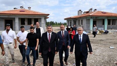 Osmaniye Valisi Dr. Erdinç Yılmaz, Kadirli’ye bağlı Kümbet Köyü’nde yapımı