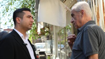 Kadirli Belediye Başkanı Mustafa Mert Olcar, asfalt yol çalışmaları yapılan