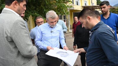 Andırın’da bir dizi ziyaret ve incelemelerde bulunan Başkan Fırat Görgel,