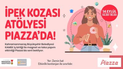 Büyükşehir Belediyesi, Piazza AVM iş birliğiyle 14 Eylül Cumartesi günü