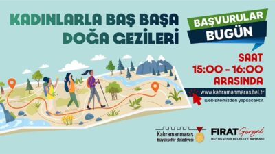 Büyükşehir Belediyesinin örnek projelerinden Kadınlarla Baş Başa Doğa Gezileri’ne yeni