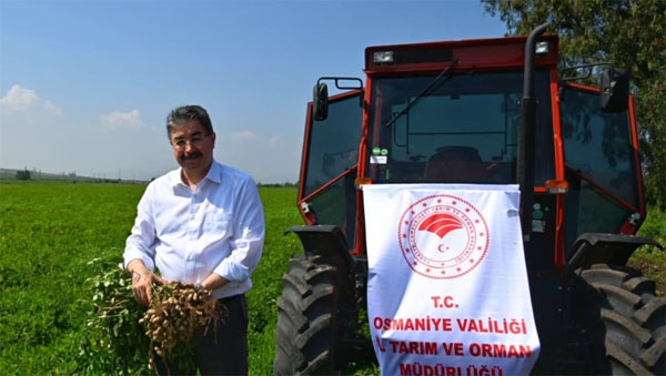 Tarım ve Orman İl Müdürlüğü tarafından Cevdetiye Beldesinde düzenlenen hasat