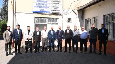 Marangozlar Odası, Attarlar Odası ve Toptancılar Sitesi’ni ziyaret ederek oda