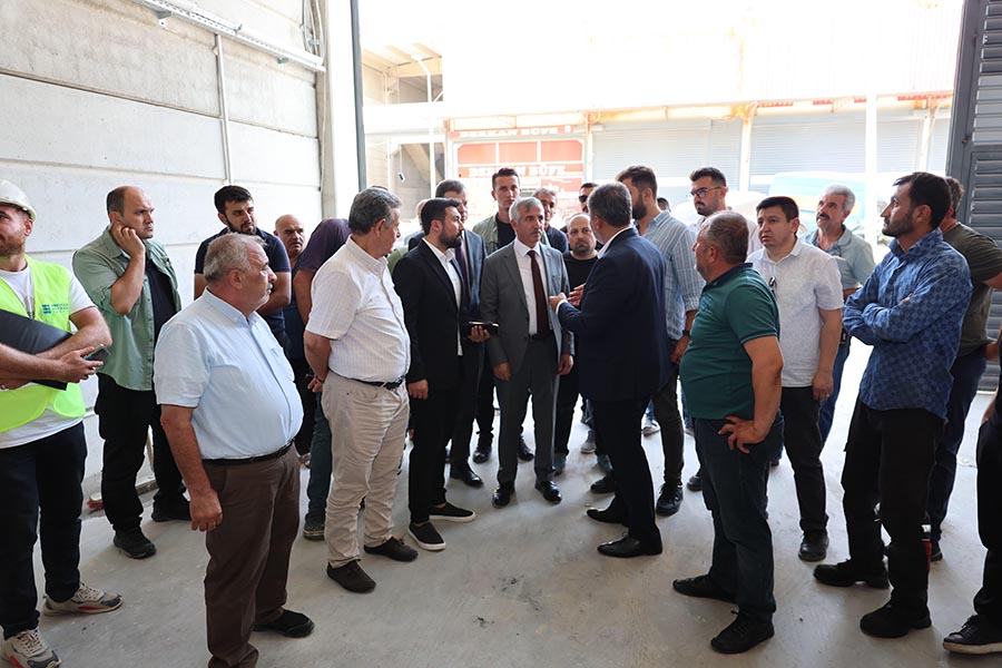 Kahramanmaraş Valisi Mükerrem Ünlüer, yeni inşa edilen ve inşası devam