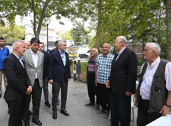 Kahramanmaraş Büyükşehir Belediye Başkanı Fırat Görgel ve beraberinde Büyükşehir Genel