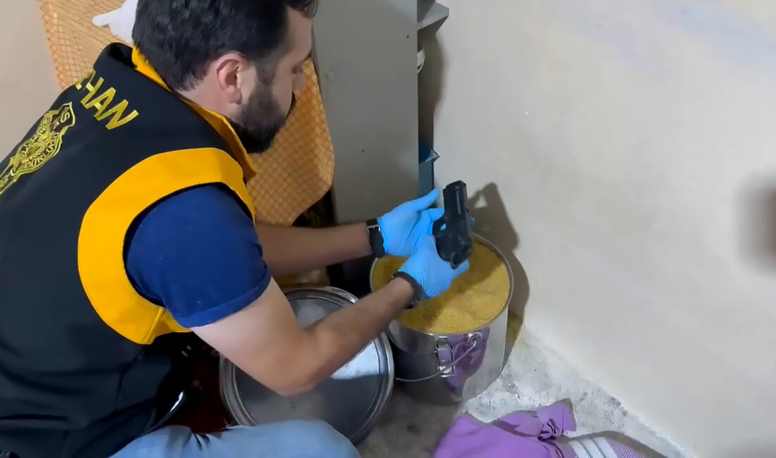 Adana’da polis, Samet B.’nin evinde bulunan bulgur dolu tencere içerisine