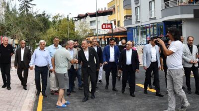 Osmaniye Belediyesi Fakıuşağı Mahallesinde Kafeler caddesi olarak bilinen bölgede yol