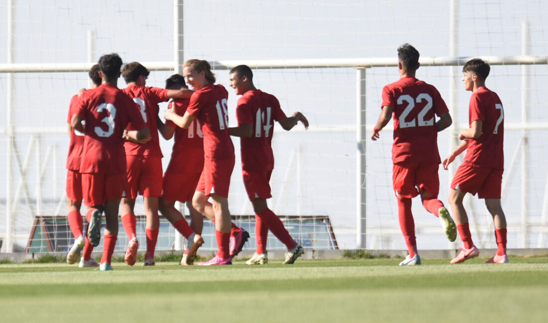 Türkiye U16 Futbol Takımı, Romanya karşısında net bir galibiyet elde