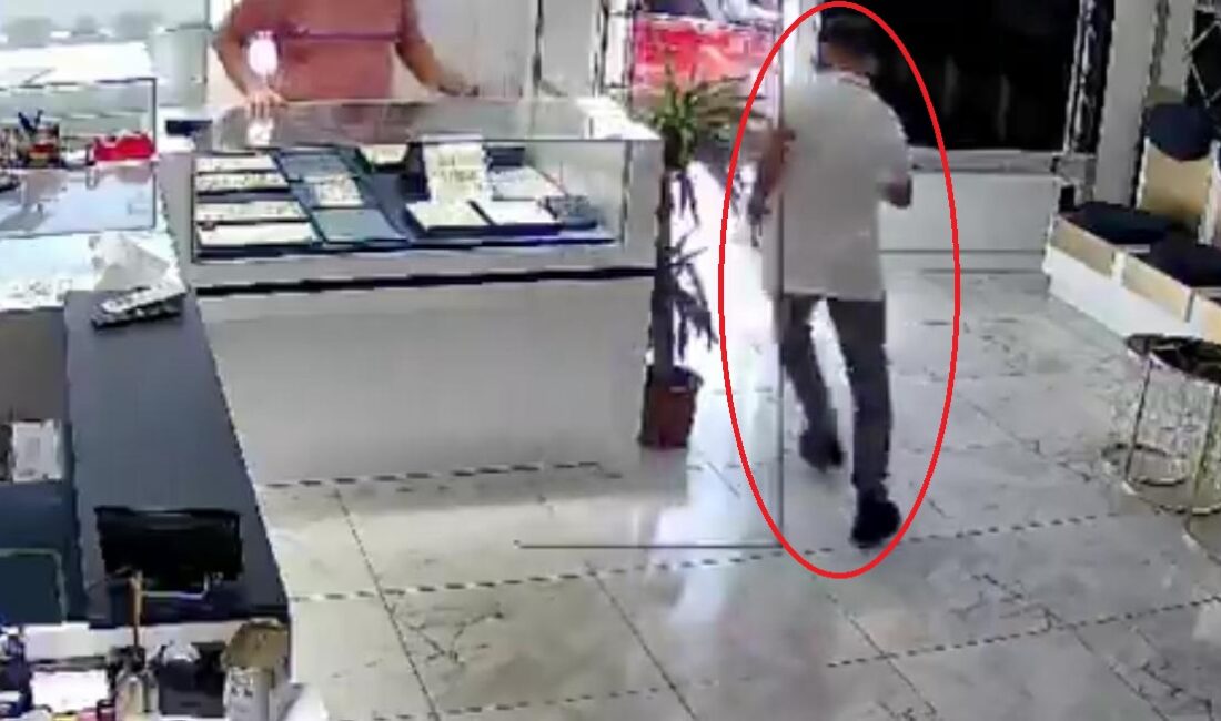 Kayseri’de bir iş yerinden 77 bin TL değerinde ziynet eşyası