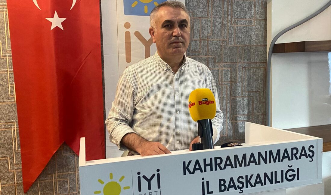 İYİ Parti Kahramanmaraş İl Başkanı Süleyman Tekerek, Genel Başkan Müsavat