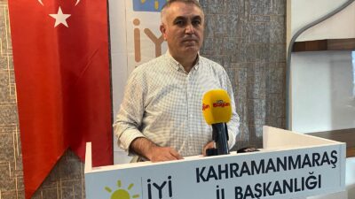 İYİ Parti Kahramanmaraş İl Başkanı Süleyman Tekerek, Genel Başkan Müsavat