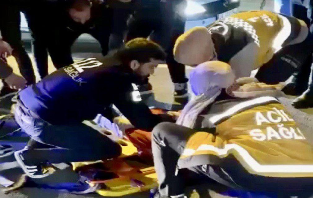 Kahramanmaraş’ta yolun karşısına geçmek isteyen yaya, motosikletin çarpması sonucu hayatını