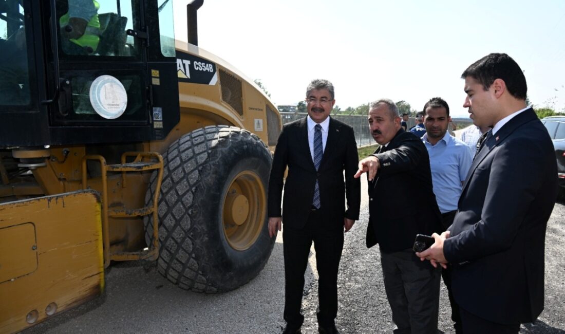 Osmaniye Valisi Dr. Erdinç Yılmaz, yapımı devam eden ve bugün