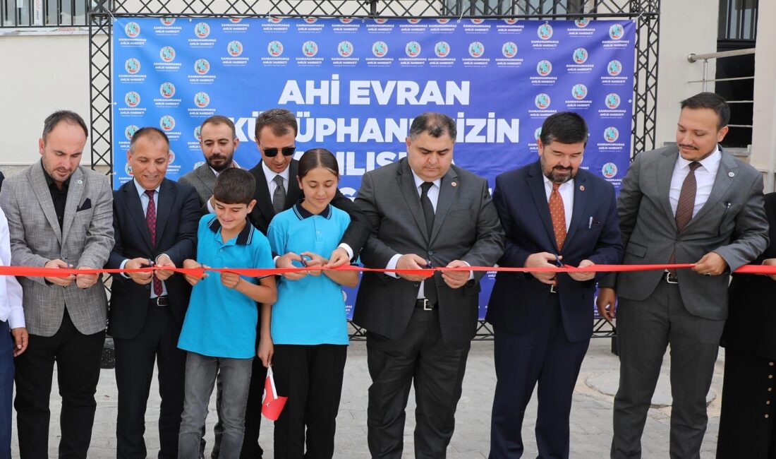 Kahramanmaraş Büyükşehir Belediyesi Başkan Vekili Mehmet Beşen, Ahî Evran Kütüphanesi’nin