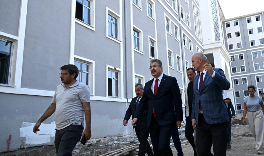 Osmaniye Valisi Dr. Erdinç Yılmaz, yapımı devam eden Cebelibereket Erkek