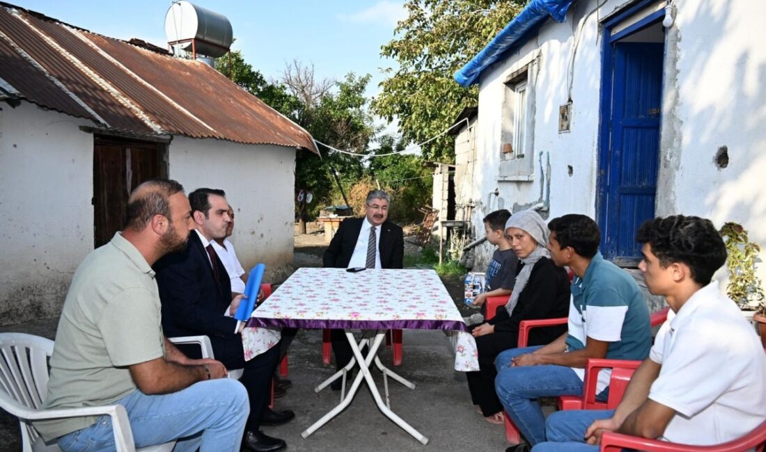 Osmaniye Valisi Dr. Erdinç Yılmaz, bu haftaki ziyaretinde dört çocuklu