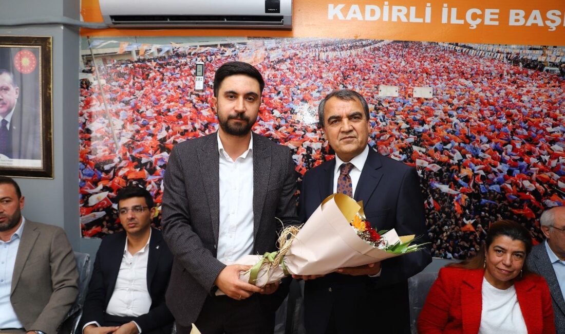 AK Parti Genel Merkezi tarafından Kadirli İlçe Başkanlığına getirilen Mustafa