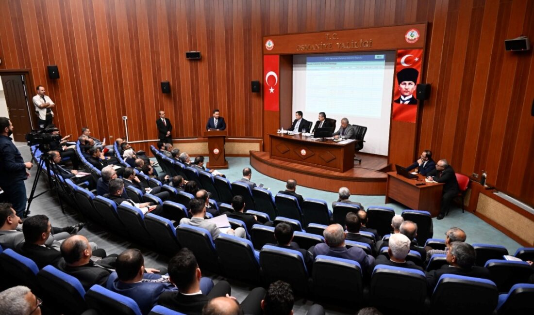 Osmaniye İl Koordinasyon Kurulu’nun 2024 yılı dördüncü toplantısı, Osmaniye Valisi