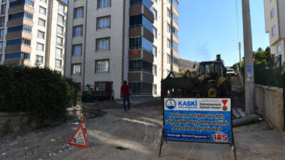 Büyükşehir Belediyesi KASKİ Genel Müdürlüğü tarafından Afşin’de yeni altyapı çalışmalarına