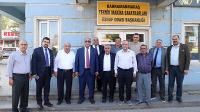 Dulkadiroğlu Belediye Başkanı Mehmet Akpınar, Teknik Makina Esnaf ve Sanatkârlar