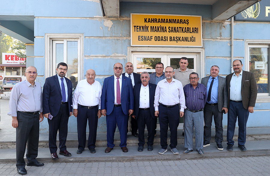 Dulkadiroğlu Belediye Başkanı Mehmet Akpınar, Teknik Makina Esnaf ve Sanatkârlar