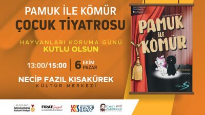 Büyükşehir Belediyesi, 6 Ekim Pazar günü NFK Kültür Merkezi’nde Pamuk
