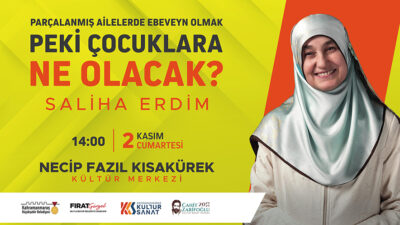 Büyükşehir Belediyesi, Aile Danışmanı – Yazar Saliha Erdim’in katılımıyla 2