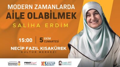 Büyükşehir Belediyesi, 5 Ekim Cumartesi günü NFK Kültür Merkezi’nde Aile